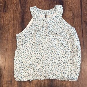 Abercrombie Kids Blue Floral Tank Top